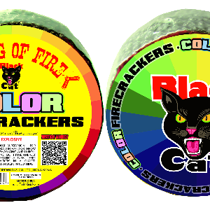 Black Cat String of Color